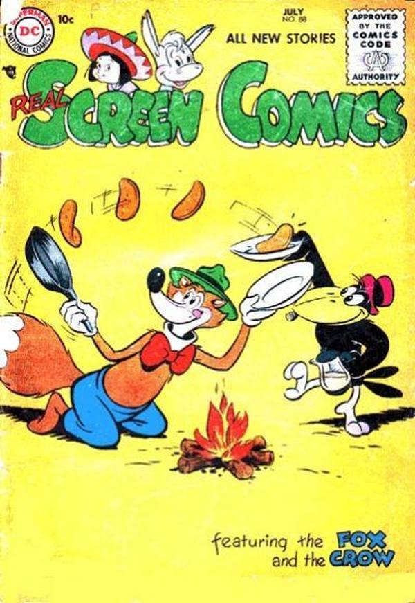 Real Screen Comics #88 cover