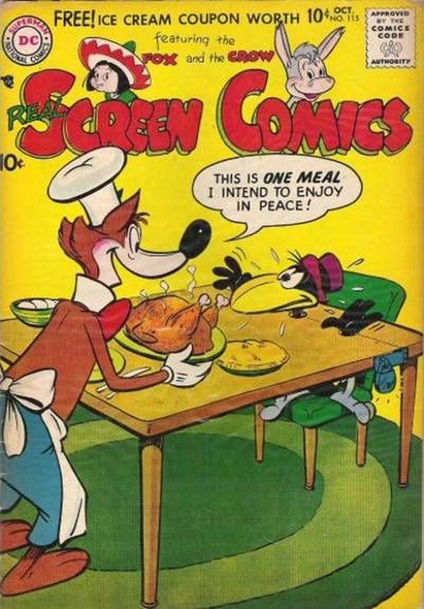 Real Screen Comics #115 cover