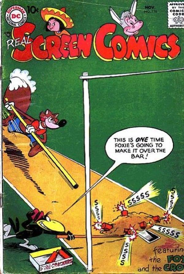 Real Screen Comics #116 cover