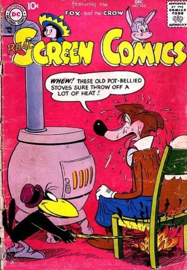 Real Screen Comics #117 cover
