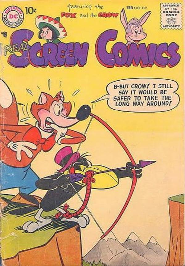 Real Screen Comics #119 cover