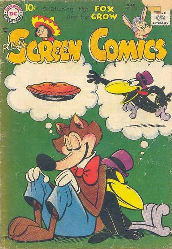 Real Screen Comics #120 cover