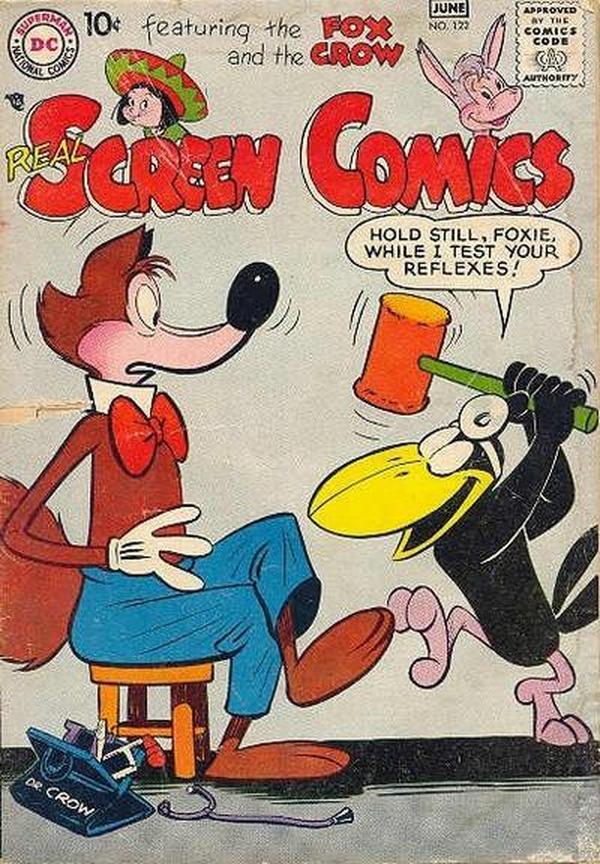 Real Screen Comics #122 cover