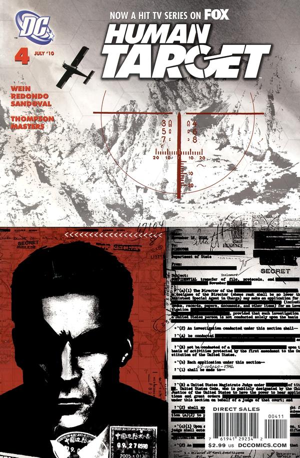 Human Target #4 cover