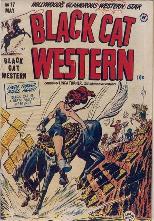 Black Cat Comics #17 cover