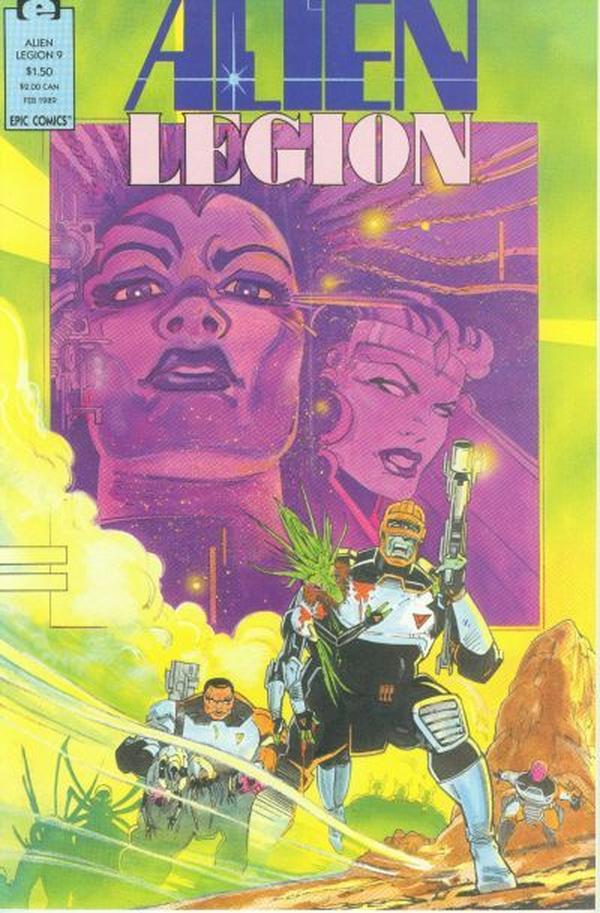 Alien Legion #9 cover
