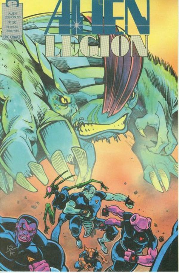 Alien Legion #10 cover
