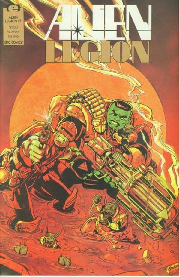 Alien Legion #15 cover