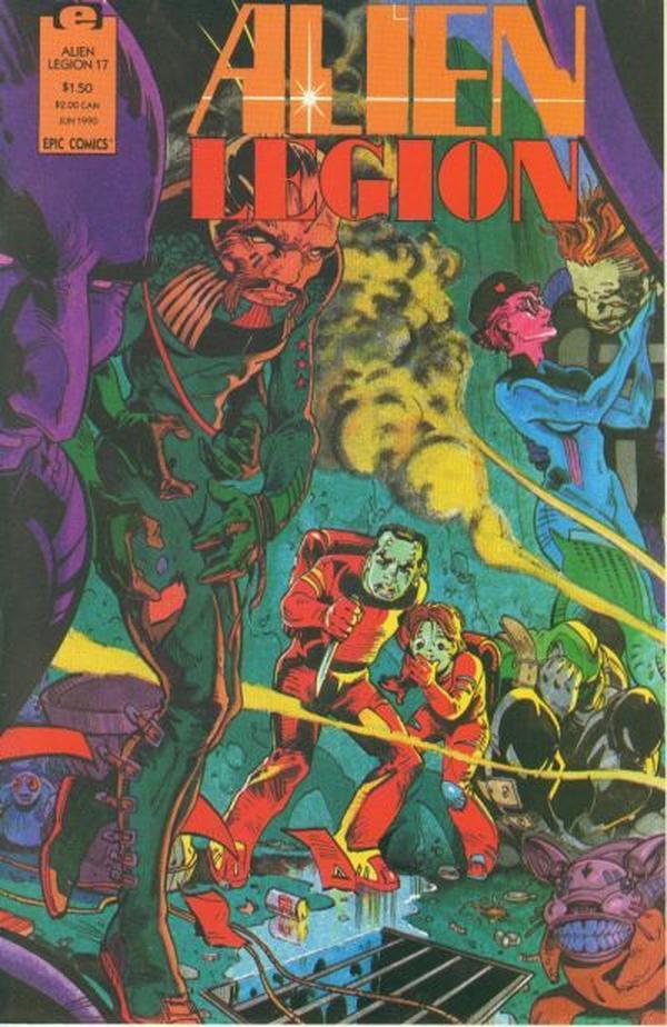 Alien Legion #17 cover