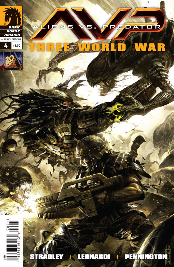 Aliens vs. Predator: Three World War #4 cover