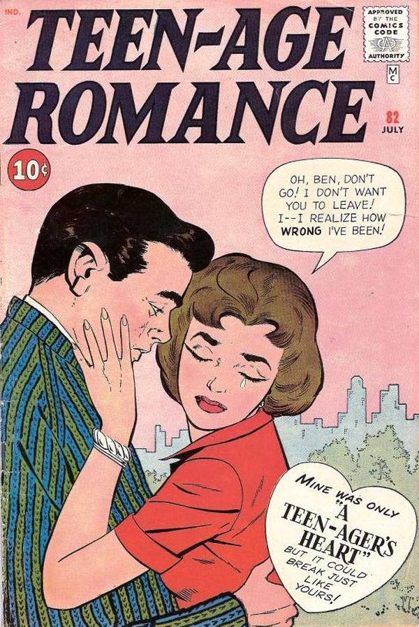 Teen-Age Romance #82 cover