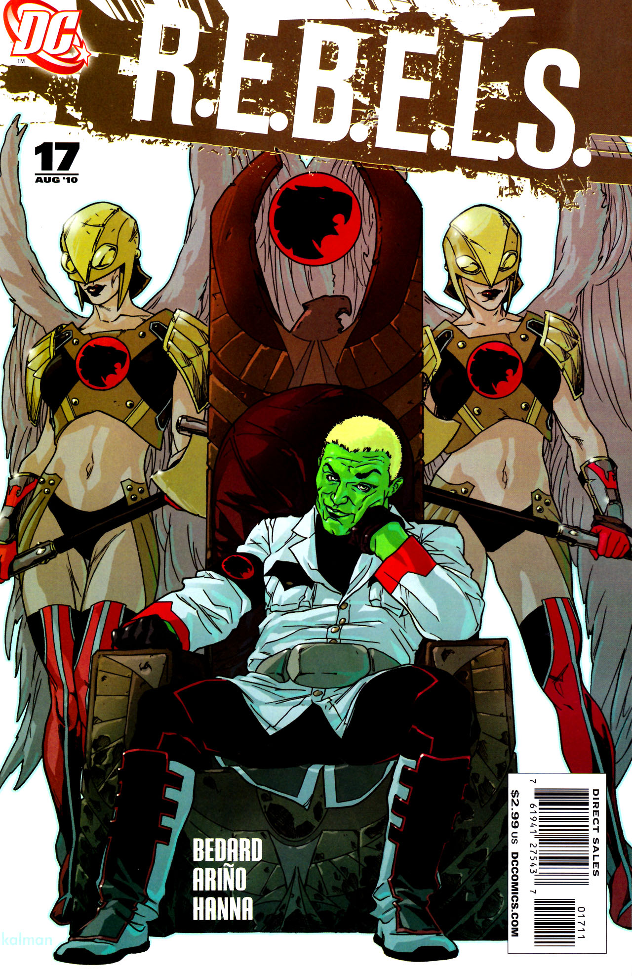 R.E.B.E.L.S. #17 cover