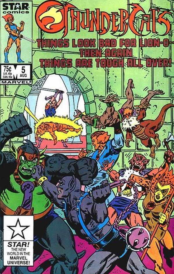 Thundercats #5 cover