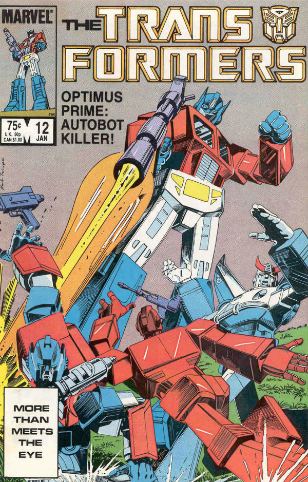 The Transformers #12 cover