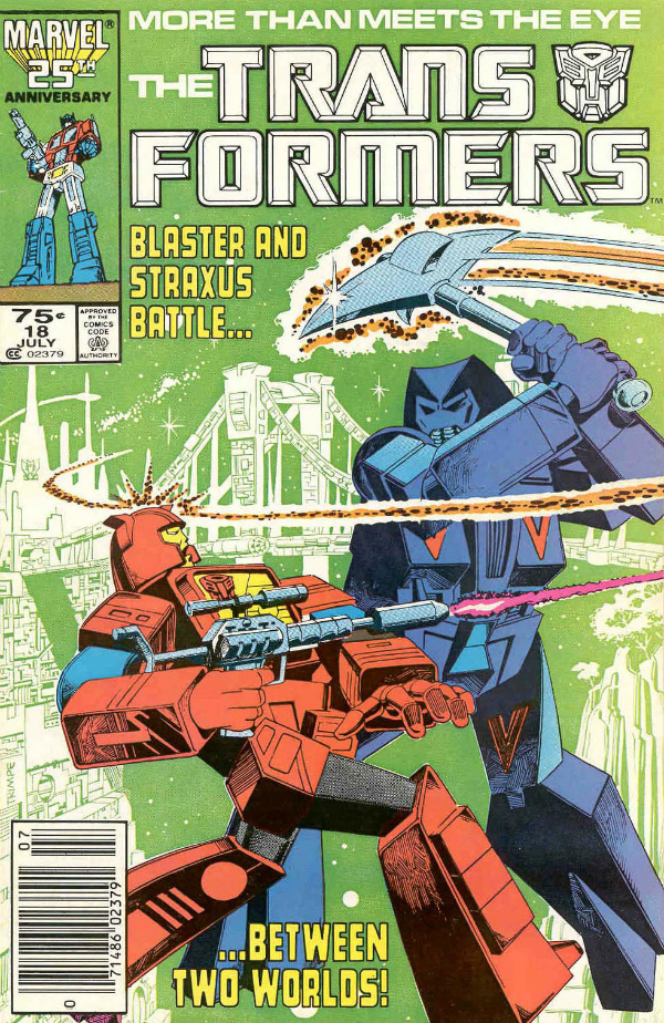 The Transformers #18 cover
