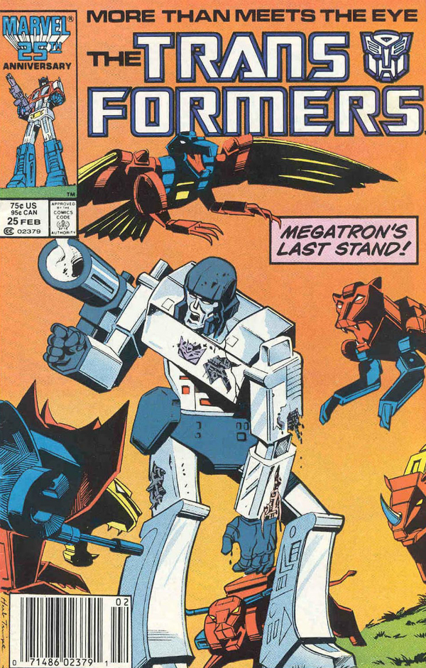 The Transformers #25 cover