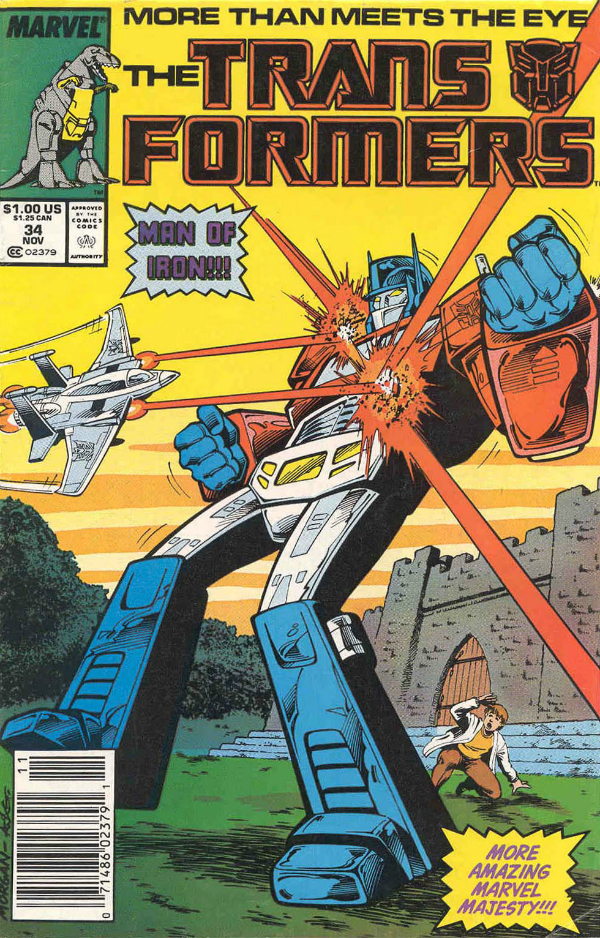 The Transformers #34 cover