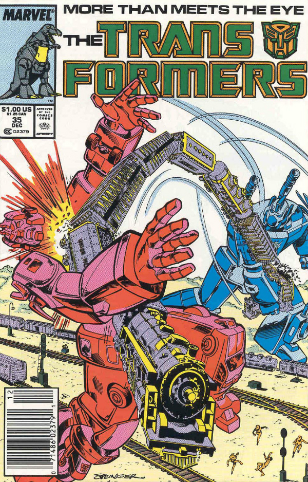 The Transformers #35 cover