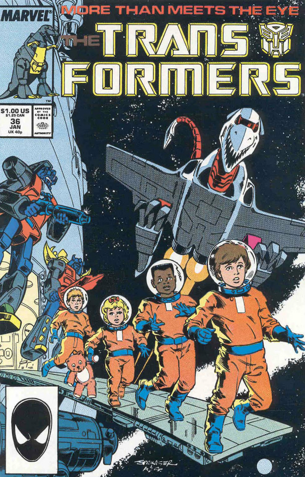 The Transformers #36 cover