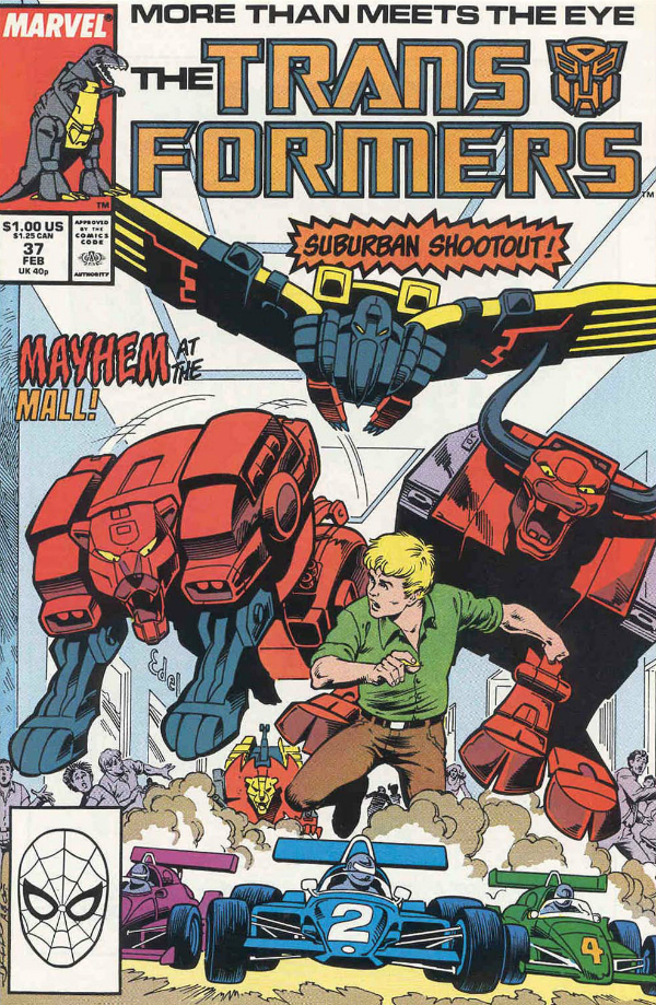 The Transformers #37 cover