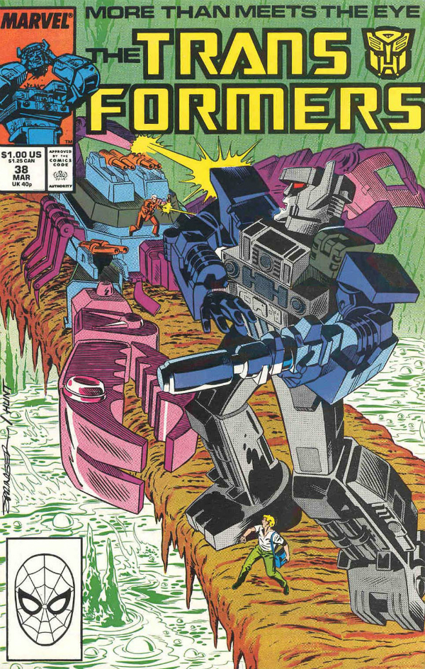 The Transformers #38 cover