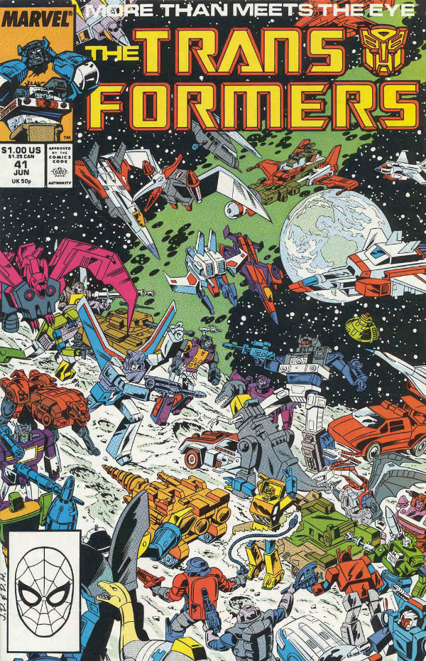 The Transformers #41 cover