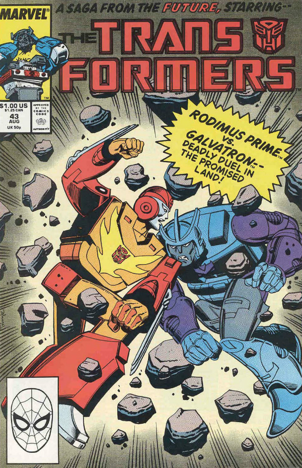 The Transformers #43 cover