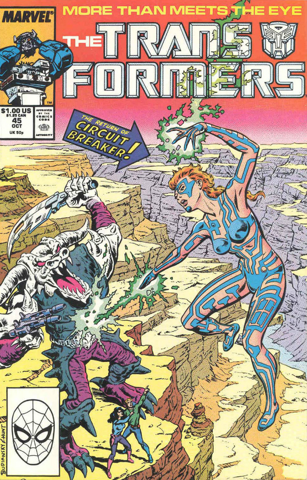 The Transformers #45 cover