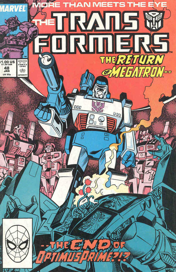 The Transformers #48 cover