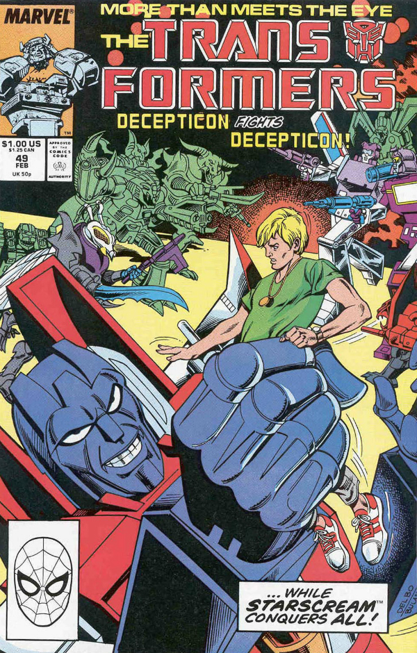 The Transformers #49 cover