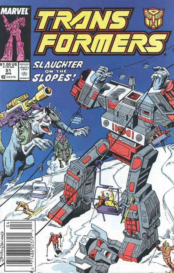 The Transformers #51 cover