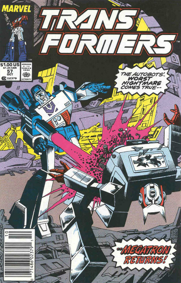 The Transformers #57 cover