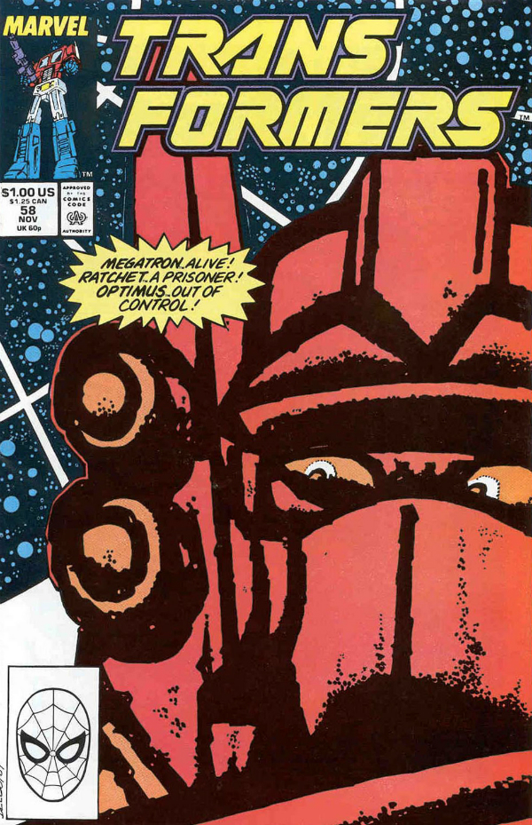 The Transformers #58 cover
