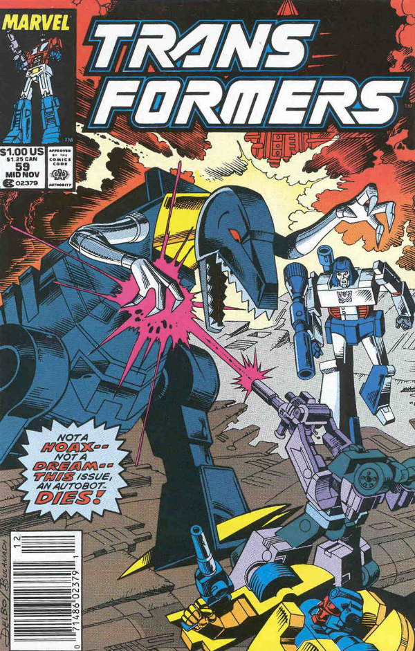 The Transformers #59 cover