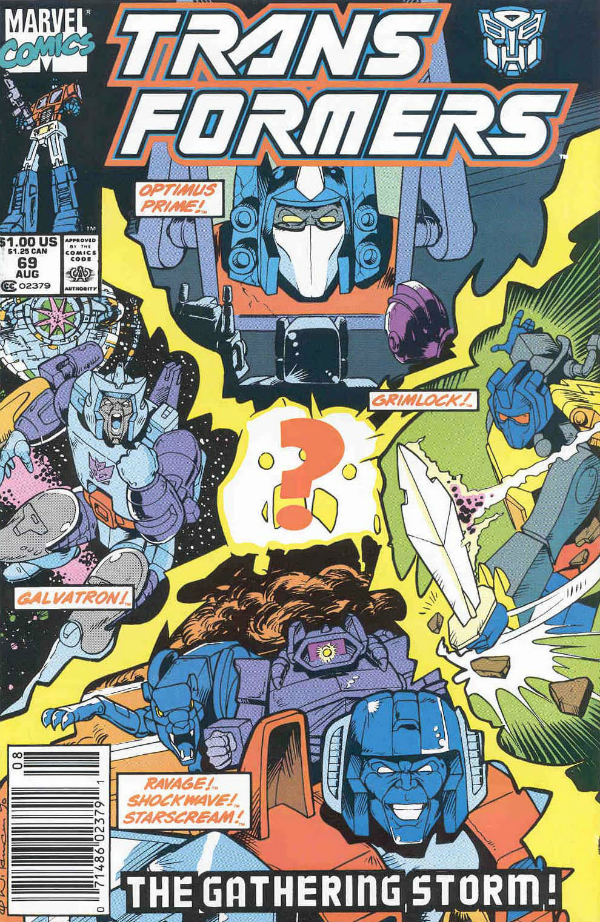 The Transformers #69 cover