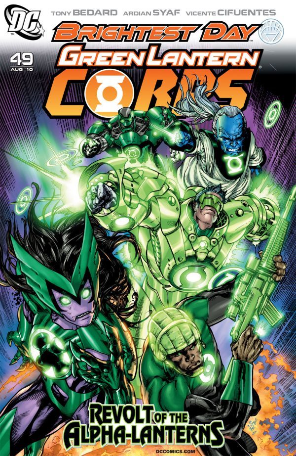 Green Lantern Corps #49 cover