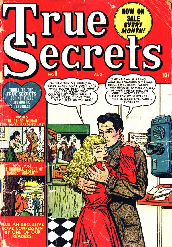 True Secrets #8 cover