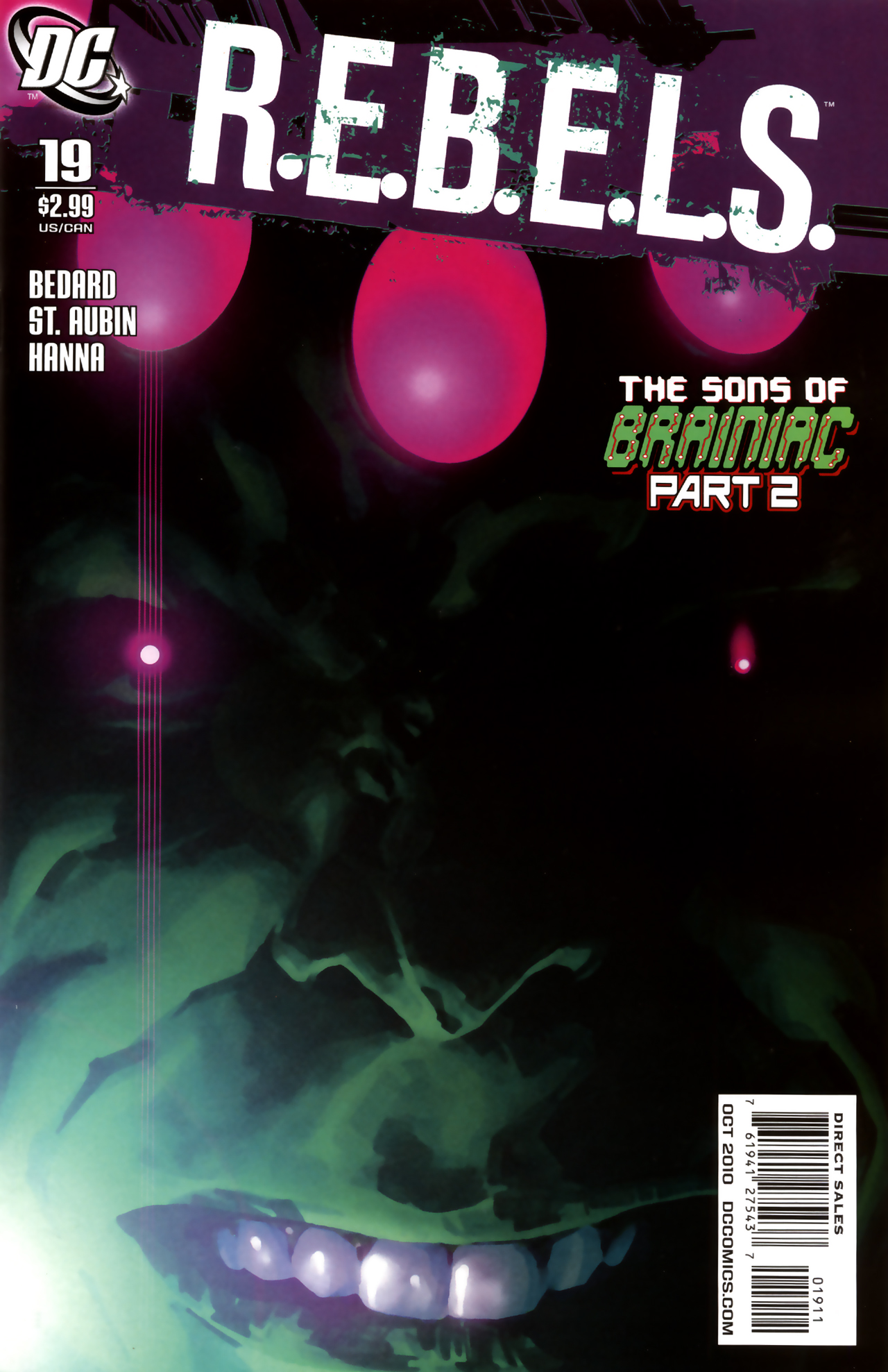 R.E.B.E.L.S. #19 cover