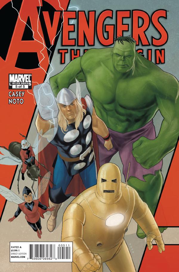 Avengers: The Origin #5 cover
