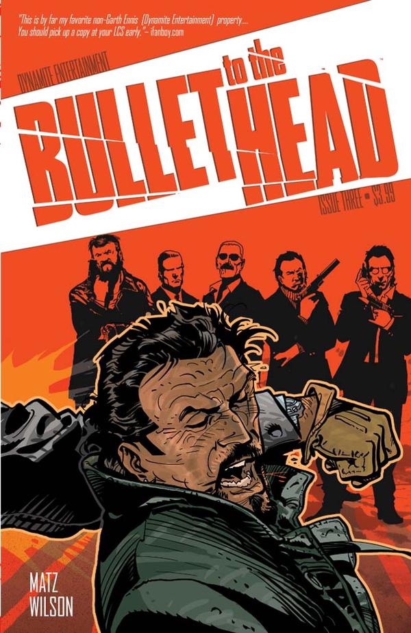 Bullet to the Head #3 cover