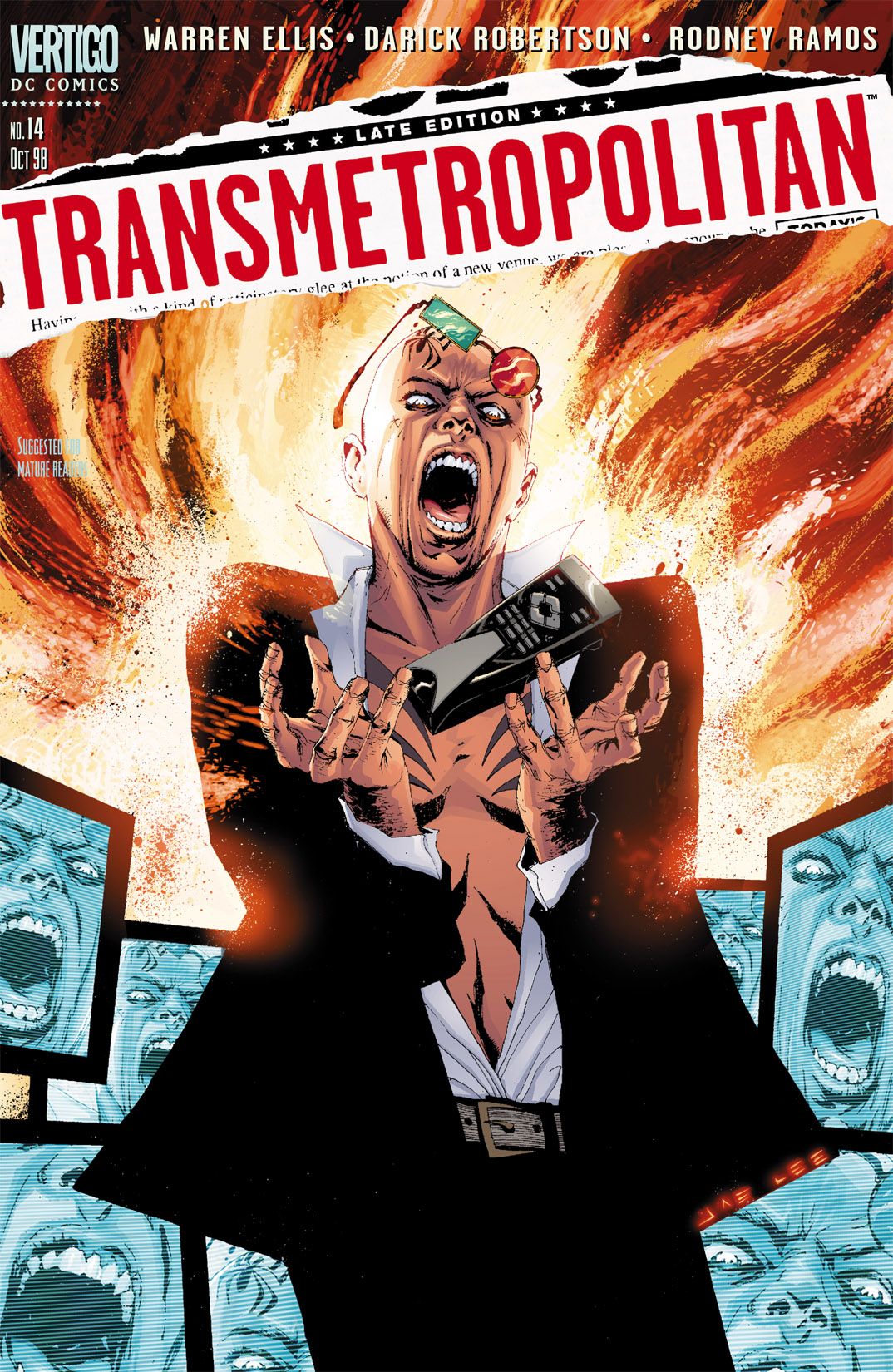 Transmetropolitan #14 cover
