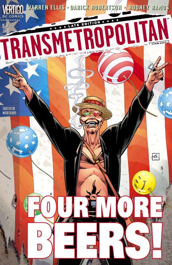Transmetropolitan #17 cover
