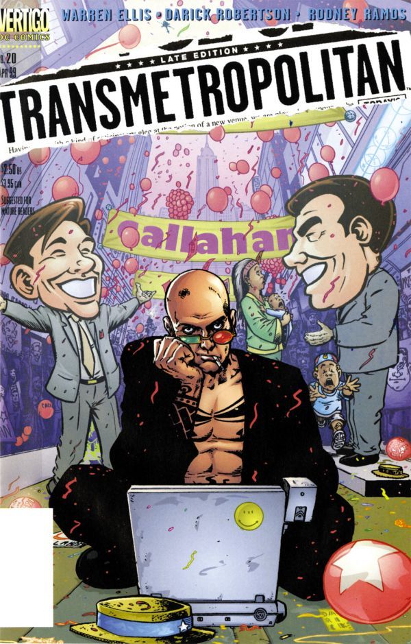 Transmetropolitan #20 cover