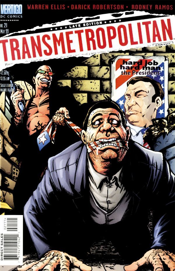 Transmetropolitan #21 cover