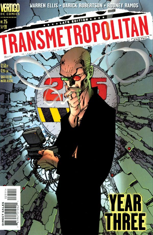 Transmetropolitan #25 cover