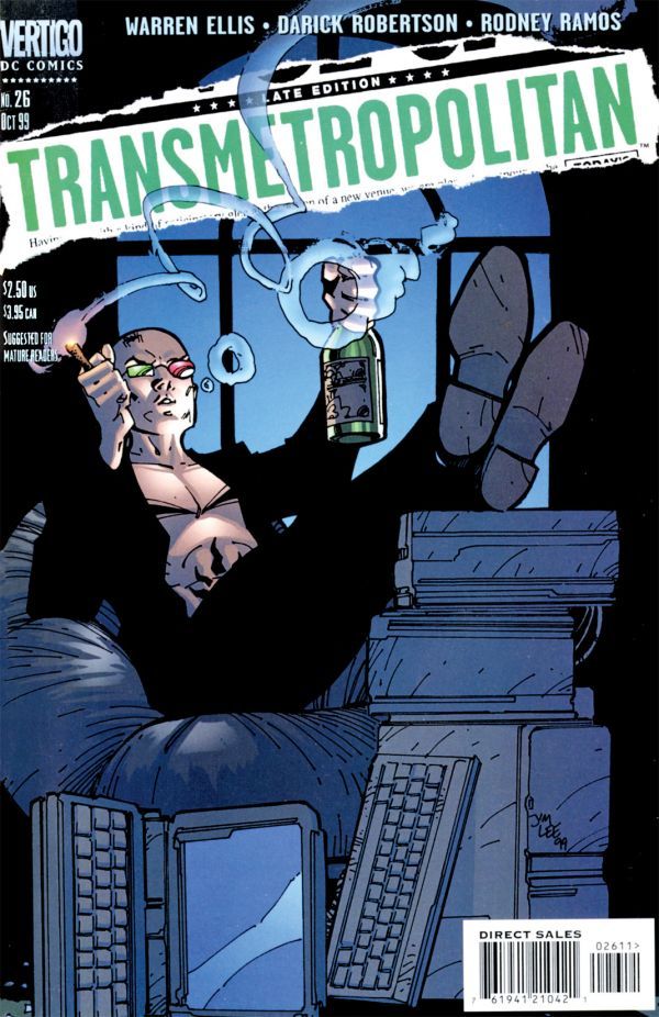Transmetropolitan #26 cover