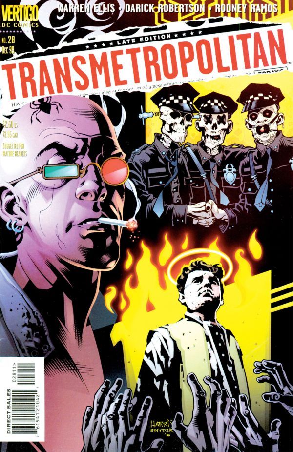 Transmetropolitan #28 cover