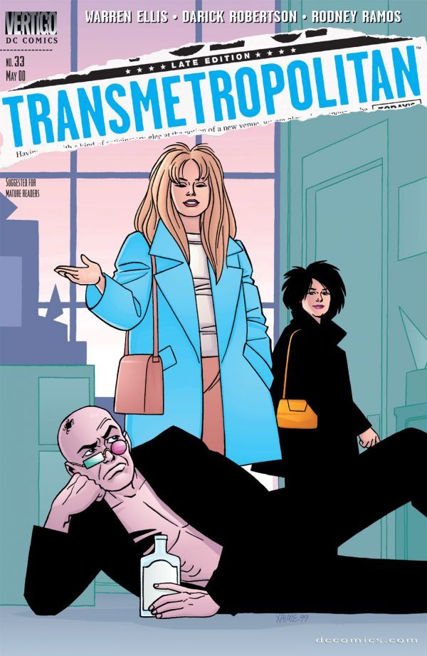Transmetropolitan #33 cover