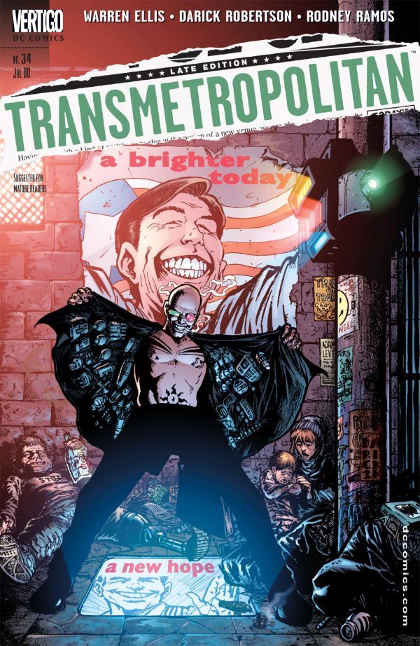 Transmetropolitan #34 cover