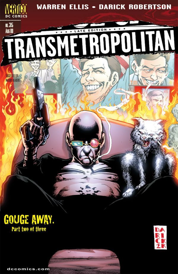 Transmetropolitan #35 cover